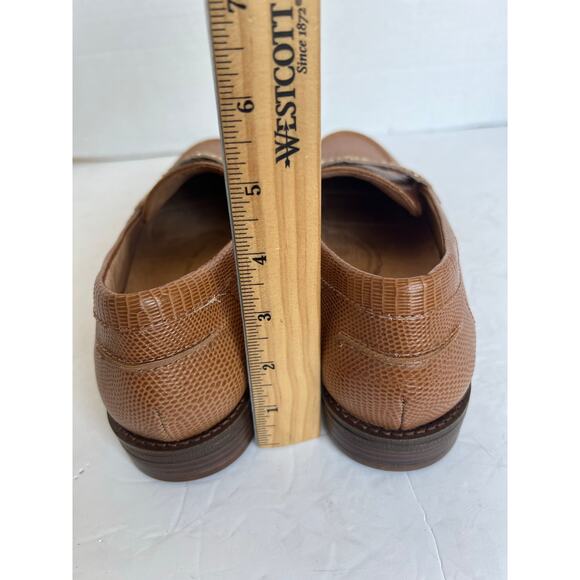 NWT Brioso Frisco Brown Lizard Emboss Leather
Loafers Slip On Comfort Shoes 8.5M - Picture 9 of 11